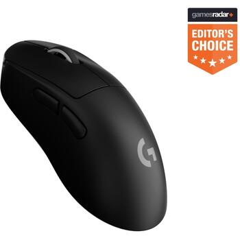 Logitech USB мышь PRO X SUPERLIGHT 910-007357, 44000 DPI, 5 кнопок, 88 G, аккумулятор, черный (910-007357)