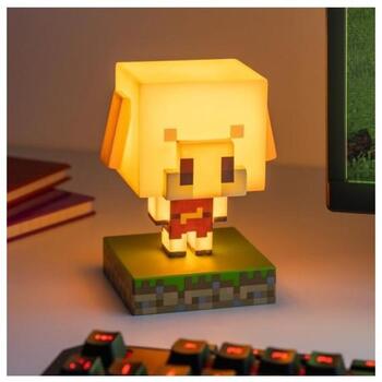 Paladone Minecraft Piglin иконка свет PP14431MCF, 12см, 2xAAA, LED, пластик, без автоотключения (PP14431MCF)