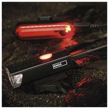 Emos LED аккумуляторный велосипедный фонарь P3923, 90 lm, 500 mAh, 3/4 режима освещения, время зарядки 1 ч (P3923)