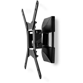 Nedis TV kronšteins TVWM11BK, 10-32 collas, 30 kg, VESA 75x75-200x200, 0-70°, 15°, melns, tērauds (TVWM11BK)