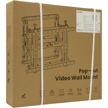 Sbox Крепление для ТВ LVW13-46T, 45-70, 70кг, 200x200, 600x400, 120мм, 325мм, -3°/+2°, черный, сталь, пластик (LVW13-46T)
