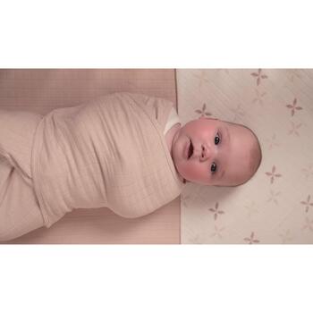 Lodger Bundler Solid хлопковый конверт BN 023, 0-4 мес., Powder, Oeko-Tex, дышащий (BN 023)