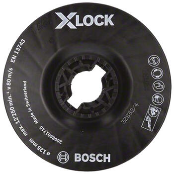 X-LOCK balsta disks 125mm, ciets 2608601716 BOSCH (2608601716)