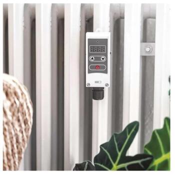 Emos Поверхностный термостат P5683, 230V AC, 50Hz, ручной, проводной, поточный, с подсветкой, без защиты от замерзания (P5683)