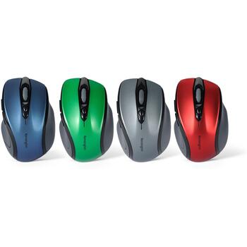 Kensington Pro Fit vidēja izmēra bezvadu pele K72424WW, 1600 DPI, optiskā, RF bezvadu, 3 pogas, ritenītis, AAA akumulators (K72424WW)