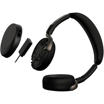 Jabra austiņas Evolve3 65 Flex MS 36699-999-989, USB-A, Bluetooth 5.3, 80 h, 6 mikrofoni, ANC, bezvadu uzlāde (36699-999-989)