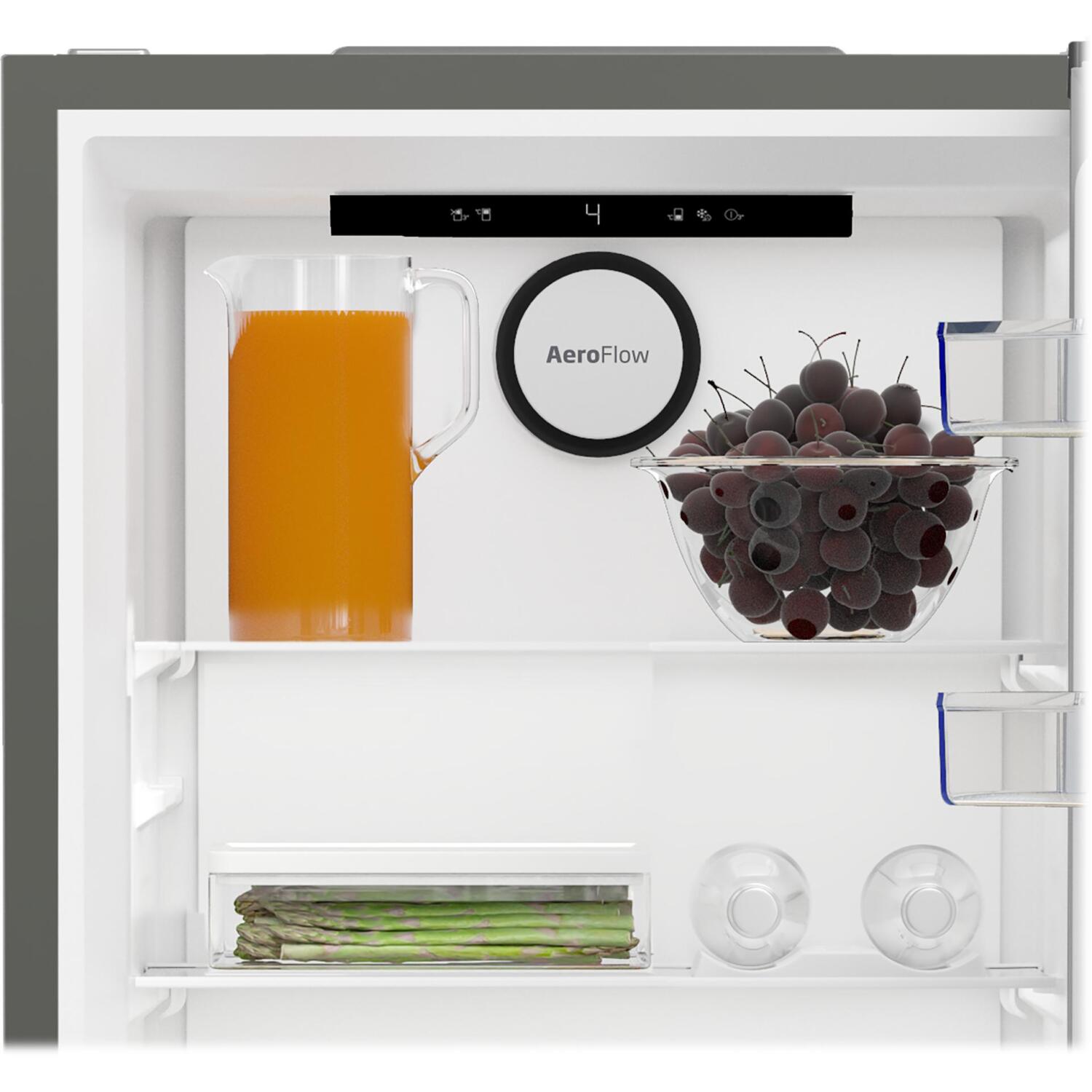 Beko Ledusskapis B5RCNA405HXBR1, 249L, 106L, 36dB, brīvi stāvošs, NoFrost, displejs, melns (B5RCNA405HXBR1)