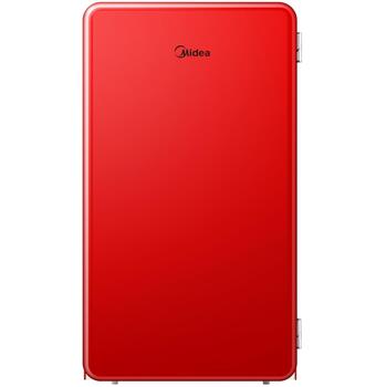 Midea Холодильник MDRD142SLE32, 93L, 41dB, класс E, отдельно стоящий, 1 дверь, красный (MDRD142SLE32)