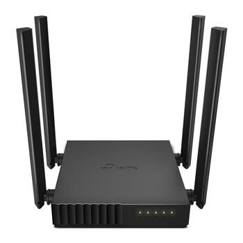 TP-LINK Archer C54 беспроводной маршрутизатор, AC1200, 2.4/5ГГц, 867+300Мбит/с, 1 WAN+4 LAN 10/100M, 4 антенны, MU-MIMO, WPA3 (ARCHERC54)
