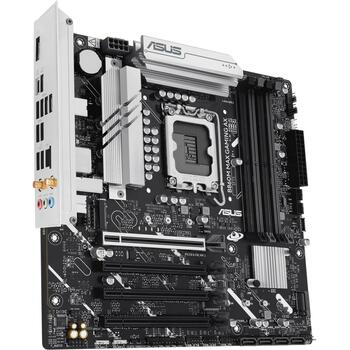 Asus Материнская плата B860M MAX GAMING AX, LGA 1851, DDR5, 256 ГБ, 3 M.2, 2.5 Гбит Ethernet, Wi-Fi 6, 4 SATA, 7.1 аудио (B860M MAX GAMING AX)