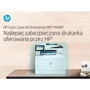 HP Color LaserJet Enterprise M480f MFP, 3QA55A, 27ppm, 600x600DPI, 2048MB, 300 листов, ЖК-дисплей, Ethernet, Wi-Fi, Bluetooth (3QA55A)