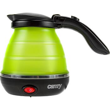 Camry Путешественный чайник CR 1265, 750 W, 0.5 L, пластик, зеленый (CR 1265)