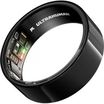 Ultrahuman Умное кольцо Ring Air UHRA-AA-11, размер 11, Aster Black, до 6 дней, 180 мин, Bluetooth 5.0 BLE, 100 м, iOS, Android (UHRA-AA-11)
