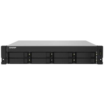 Qnap NAS RACKST 8BAY 2U TS-832PXU-RP-4G 10GbE 2, 2.5GbE 2, 4GB, 8 diski, 69.191W, 250W (x2) barošanas bloks (TS-832PXU-RP-4G)