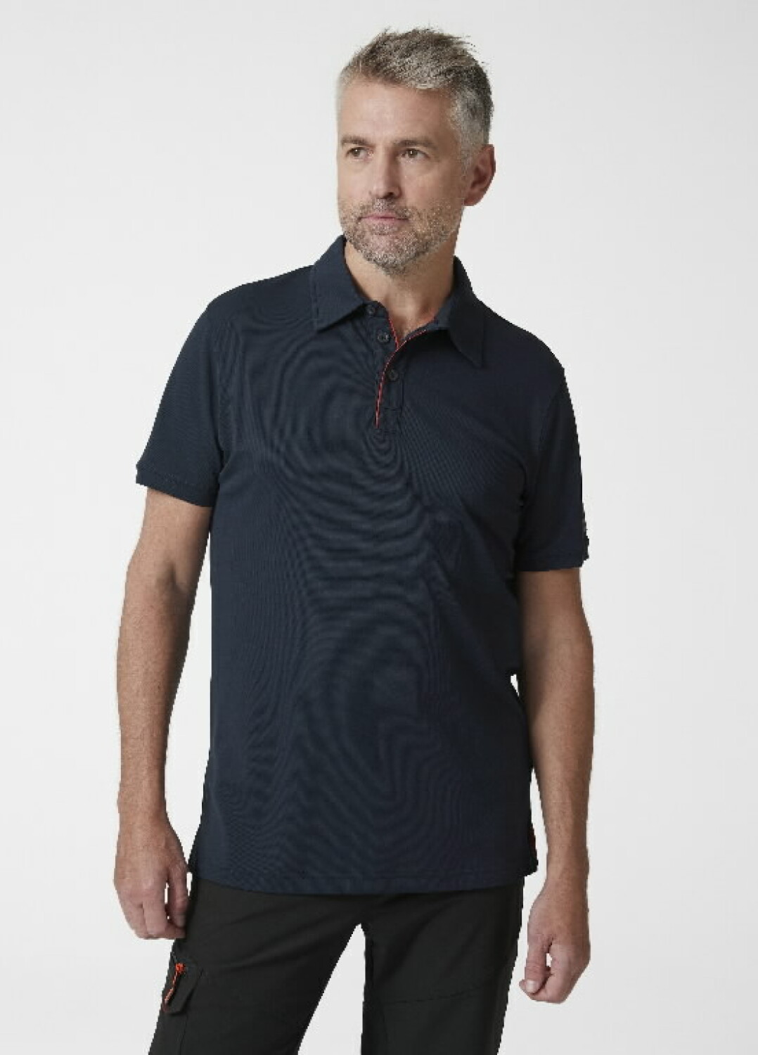 Helly Hansen рубашка поло Kensington Tech 79248_591-2XL, 185 g/m², UPF 40+, 100% полиамид, темно-синий, 2XL, застежка на пуговицы (79248_591-2XL)
