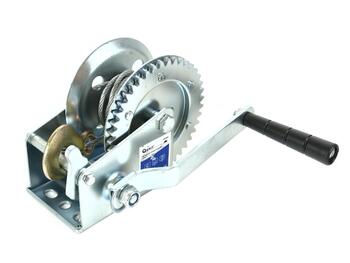 Geko ручная лебедка G01083, 450кг, 5м, 4мм, 1 крюк, одна передача, 4,1:1, рукоятка 200мм, тормоз (G01083)