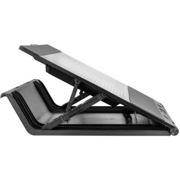 Tracer Охлаждающая подставка Officer 17 TRASTA46890, 17 дюймов, USB хаб, тихие вентиляторы (TRASTA46890)