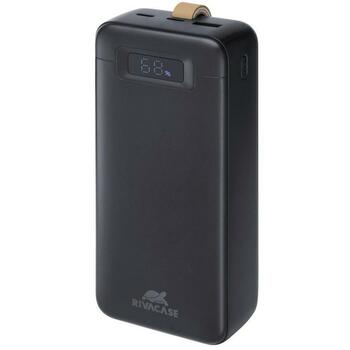 Rivacase Power Bank akumulators VA1083, 30000mAh, Li-Poly, 65W PD3.0, 1xUSB Type-A, 2xUSB Type-C, LCD displejs, ātrā uzlāde (VA1083)