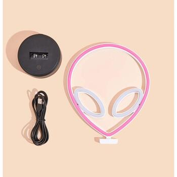 Manta Неоновые огни SNL86PK, 5W, 5V, подставка, многоцветный, основа из органического стекла, 2м кабель питания (SNL86PK)