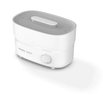 Philips Avent паровой стерилизатор SCF291/00, для 6 бутылочек, 10 мин, 99,9% микробов, PP, 304x183x359 мм (SCF291/00)