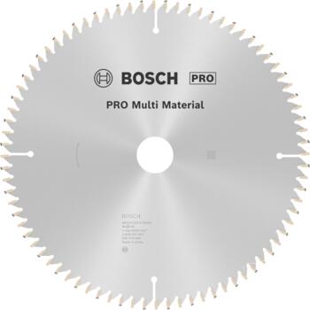 Stacionārā Ripzāģa disks 254x30x80 multi material, Paneļzāģiem PRO MULTI MATERIAL RIPZĀĢA ASMENS, 2608640450, BOSCH (2608640450)