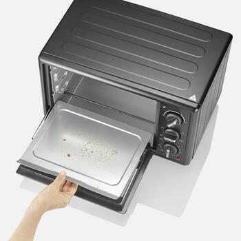 Severin Mini krāsns TO 002079, 20l, 1600W, 4 režīmi, 120min taimeris, konvekcija, rotējošais iesms (TO 002079)