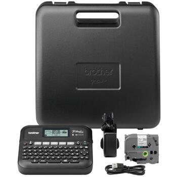 Brother Принтер для этикеток PT-D460BTVP PTD460BTVPZW1, 3.5-18mm, 30mm/s, Bluetooth 5.0, 70 этикеток, 5 строк печати (PTD460BTVPZW1)