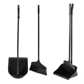 Sauber Совок с щеткой на длинной ручке Black 24801086, 90x25x28см, пластик (24801086)