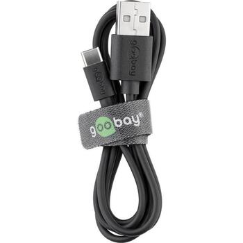 Goobay strāvas adapteris 45298, 5 W, 1 m USB-A uz USB-C kabelis (45298)