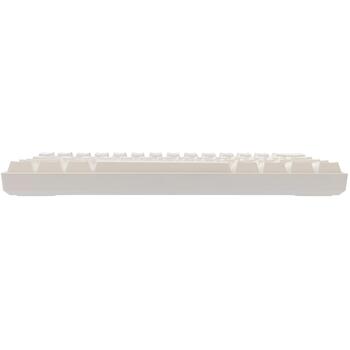 White Shark SHINOBI-2-W-US-BROWN.SW, механическая игровая клавиатура, 61 клавиша, раскладка US, USB, 1,8 м, RGB, белая (SHINOBI-2-W-US-BROWN.SW)