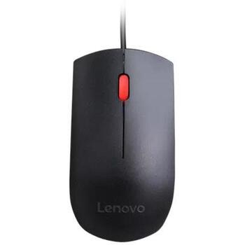 Lenovo USB datorpele MODELIS 4Y50R20863, 1.8 m, 1600 DPI, 3 pogas, optiskais sensors, melna, ambidextriska dizains (4Y50R20863)