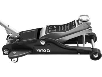 Yato YT-1720 гидравлический низкопрофильный домкрат, 2т, 89-359мм, 13.5кг, GRF (YT-1720)