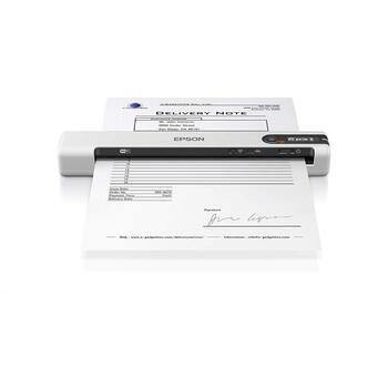 Epson Pārnēsājams skeneris DS-80W B11B253402, 600 x 600 DPI, 300 skenējumi/dienā, Wi-Fi, USB 2.0, 1 lapas padeve (B11B253402)