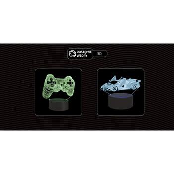 Manta SNL57RGB LED dekoratīvā lampa, 5W, 5V, USB, 3xAA, 16 krāsas, tālvadība, 2m vads (SNL57RGB)