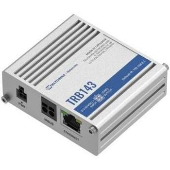 Teltonika Шлюз TRB143 4G LTE, 1 x Gigabit Ethernet, M-Bus, 1 x SMA антенна, IP30, 12-30 В, 6 Вт (TRB143)