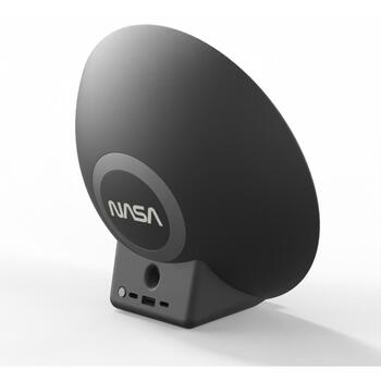 Nasa Bluetooth Динамик/Будильник/SPC600, 5W, Qi 15W, LED свет, USB-C кабель (SPC600)