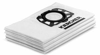 Karcher flīsa filtra maisi WD 2/3, 2.863-314.0, 4 gab., 230x200x12mm, balts (2.863-314.0)