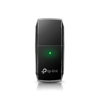 TP-Link Archer T2U USB-адаптер, 600Mbps, 802.11ac, 2.4/5GHz, USB 2.0, WEP/WPA/WPA2, Windows/Mac/Linux (ARCHERT2U)