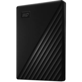 WD My Passport внешний жесткий диск, WDBYVG0020BBK-WESN, 2ТБ, 5000Мбит/с, USB 3.2 Gen 1, 256-бит AES, черный (WDBYVG0020BBK-WESN)