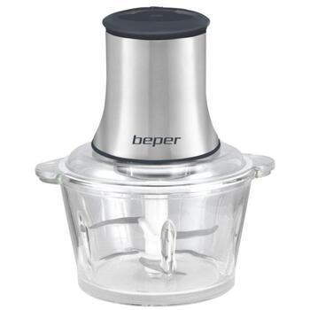 Beper Измельчитель пищи P102ROB001, 500W, 1.5L, 2.1kg, ножи из нержавеющей стали, система безопасности (P102ROB001)