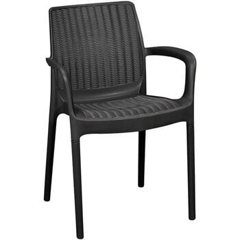 Keter Садовый стул Bali Mono 29190206939, 55x58x83см, 3.3кг, с подлокотниками, устойчив к УФ (29190206939)