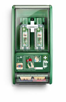 Cederroth Acu skalošanas līdzekļu stends 721500, 2x500ml, 85 plāksteri, 29x56x12cm (721500)