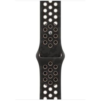 Apple Nike спортивный ремешок 46mm After Dark Black MKTP4ZM/A, M/L 160-210мм, умные часы, алюминий (MKTP4ZM/A)