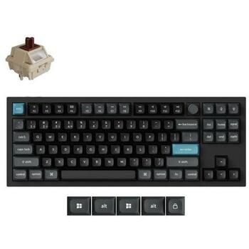 Keychron Клавиатура Q3U-M3 80% TKL, 2.4 GHz, Bluetooth 5.3, RGB LED, 4000 мАч, 660 ч времени работы от батареи, PBT клавиши (Q3U-M3)