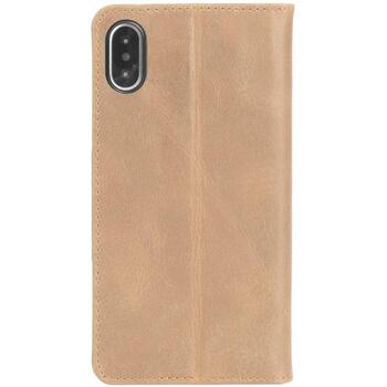 Krusell Sunne 4 Card FolioWallet 61507, 16,5см (6.5), Folio, Бежевый, Apple, iPhone XS Max, Подставка, 4 карманов для карт (61507)