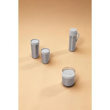 Brabantia Make & Take термокружка 228704, 0,36 л, светло-серая, нержавеющая сталь, 100% герметичная (228704)