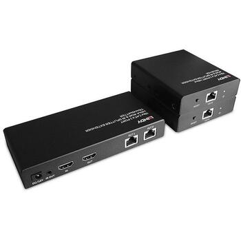 Lindy I/O видеораспределитель 38385 4K@60Hz, 2 HDMI выхода, PoC, черный (38385)