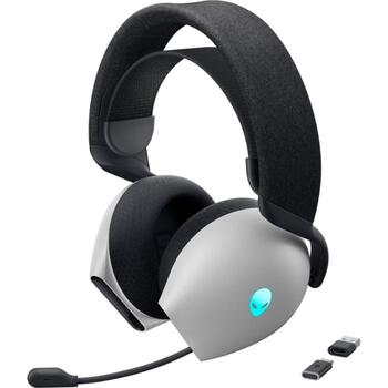 Dell Наушники Alienware Tri Mode AW725H 545-BBFV, 32Ω, Bluetooth 5.3, шумоподавление, RGB подсветка (545-BBFV)