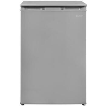 Sharp холодильник SJ-UE121T0S-EU, 84см, 105л, F, 40дБ, 145кВтч/год, серебристый, механическое управление, подсветка (SJ-UE121T0S-EU)