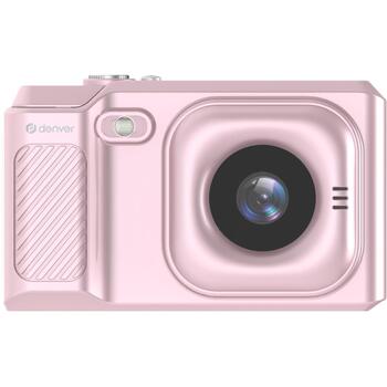 Denver Компактная камера DCA-4818 Rose 112170000010, 2.8'' LCD, 5 МП, CMOS, MicroSD до 64 ГБ, USB-C, 8x цифровое увеличение (112170000010)